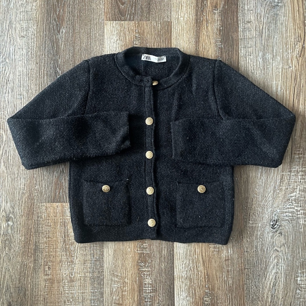 Zara Button Down Sweater